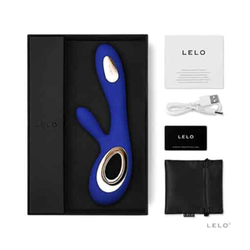 Lelo Soraya Wave Midnight Blue Dual Rechargeable Vibrator