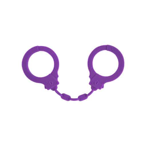 Lola Party Hard Suppression Silicone Handcuffs Purple