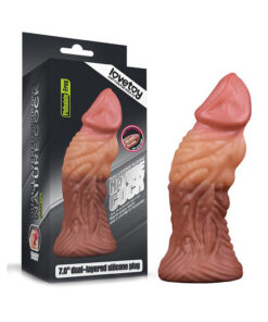 Lovetoy 7 Inch Dual Layered Silicone Cock