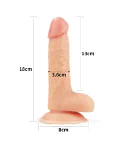 Lovetoy 7 Inch The Ultra Soft Dude Dildo