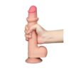 Lovetoy Sliding Easy Bend Skin Dildo 9 Inch