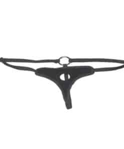 Lux Fetish Velvet Bikini Strap On Harness