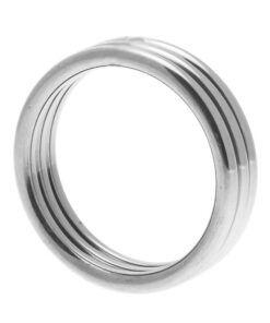 Master Series Echo Stainless Steel Triple Cock Ring ML