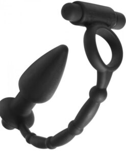 Master Series Viaticus Dual Cock Ring And Anal Plug Vibrator