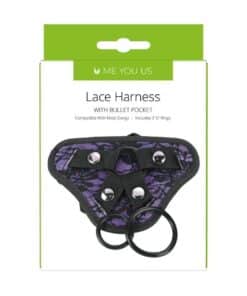 Me You Us Lace Harness With Bullet Pocket