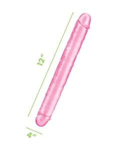 Me You Us Ultra Double Dildo 12 Inches Pink