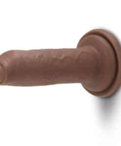 Me You Us Uncut Ultra Cock 6 Inch Dildo Flesh Brown