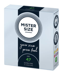 Mister Size 47mm Your Size Pure Feel Condoms 3 Pack