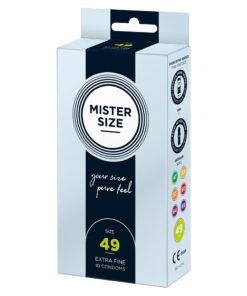 Mister Size 49mm Your Size Pure Feel Condoms 10 Pack