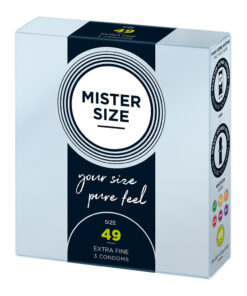 Mister Size 49mm Your Size Pure Feel Condoms 3 Pack