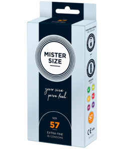 Mister Size 57mm Your Size Pure Feel Condoms 10 Pack