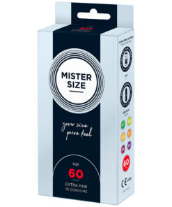 Mister Size 60mm Your Size Pure Feel Condoms 10 Pack