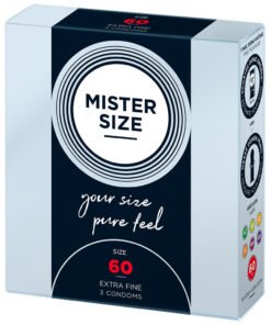 Mister Size 60mm Your Size Pure Feel Condoms 3 Pack