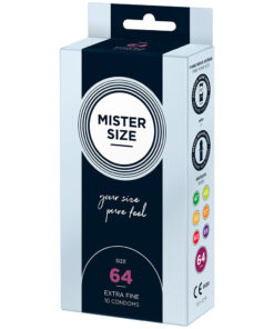 Mister Size 64mm Your Size Pure Feel Condoms 10 Pack