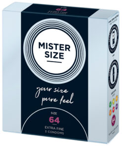 Mister Size 64mm Your Size Pure Feel Condoms 3 Pack