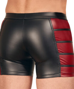 NEK Matte Look Pants In Black and Red