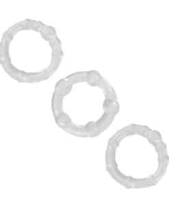 NS Novelties Renegade Intensity Rings Cockrings Clear