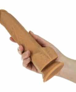 Naked Attraction 9 Inch Thrusting Dildo Caramel