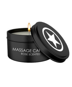 Ouch Massage Candle Rose Scented 100g
