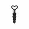 Ouch Silicone Anal Love Beads Black