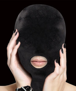 Ouch Velvet Mask With Mouth Opening