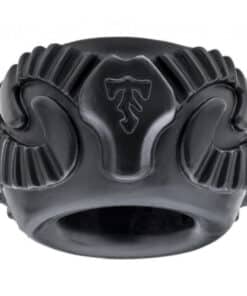 Perfect Fit Tribal Son Ram Ring Black