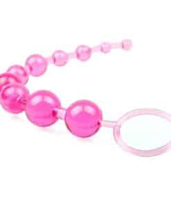 Pink Chain Of 10 Anal Beads
