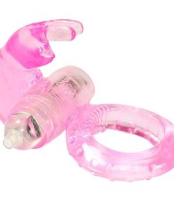 Pink Jelly Vibrating Rabbit Cock Ring