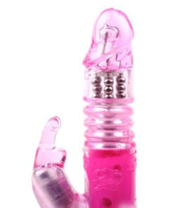 Pink Rabbit Vibrator With Thrusting Motion