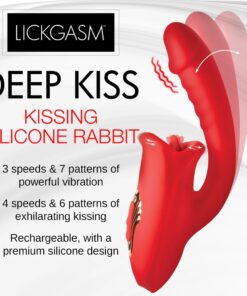 Play Hard Deep Kiss Kissing Silicone Rabbit