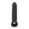 RealRock 8 Inch Penis Sleeve Black