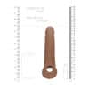 RealRock 9 Inch Penis Sleeve Flesh Tan