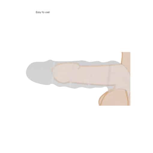 Realrock 6 Inch Penis Sleeve Flesh Pink