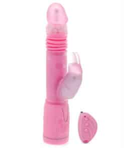 Remote Control Thrusting Rabbit Pearl Vibrator