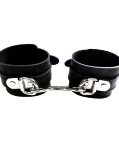 Rouge Garments Black Rubber Ankle Cuffs