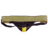 Rouge Garments Jock Black And Yellow