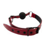 Rouge Garments Leather Croc Print Ball Gag