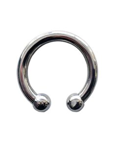 Rouge Stainless Steel Horseshoe Cock Ring 30mm