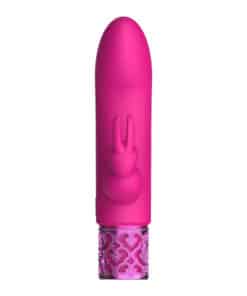 Royal Gems Dazzling Rechargeable Rabbit Bullet Pink