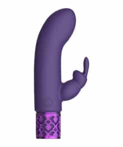 Royal Gems Dazzling Rechargeable Rabbit Bullet Purple