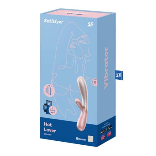 Satisfyer Hot Lover Warming Vibrator With App Control Pink