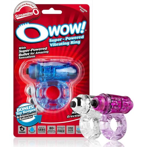 Screaming O Wow Vibrating Cock Ring