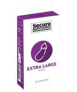 Secura Condoms 12 Pack Extra Large