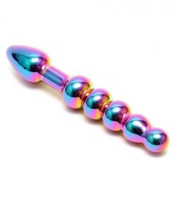 Sensual Multi Coloured Glass Laila Anal Probe