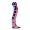 Sensual Multi Coloured Glass Nikita Dildo