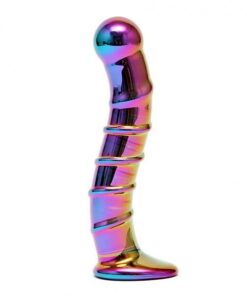 Sensual Multi Coloured Glass Nikita Dildo