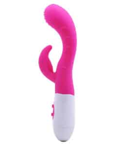 Silicone Dual Motors GSpot Vibrator Pink