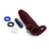 Size Up Silicone Vibrating Realistic 1 Inch Extender