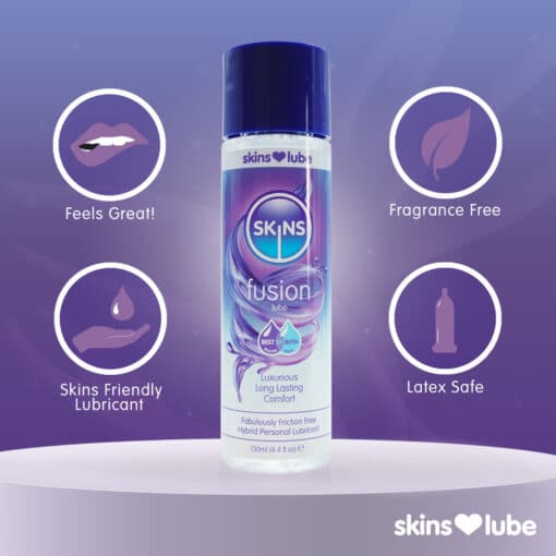 Skins Fusion Hybrid Silicone And Waterbased Lubricant 130ml