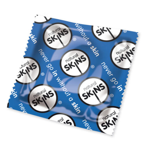 Skins Natural x50 Condoms Blue